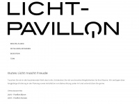 licht-pavillon.ch Webseite Vorschau