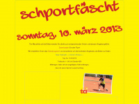 schportfäscht.ch Webseite Vorschau