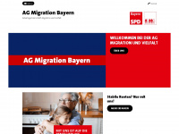 ag-migration-bayern.de Webseite Vorschau