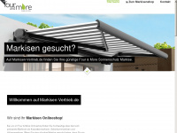 markisen-onlineshop.com Webseite Vorschau