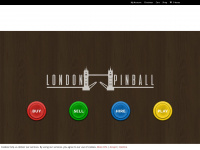 londonpinball.co.uk Webseite Vorschau