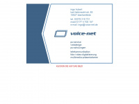 voice-net.de Webseite Vorschau