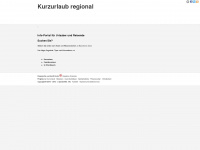 kurzurlaub-regional.de Webseite Vorschau