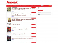 anorak.co.uk Webseite Vorschau