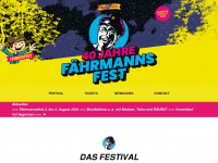 faehrmannsfest.de Webseite Vorschau