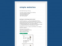 simple-websites.de Webseite Vorschau