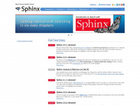 sphinxsearch.com Webseite Vorschau
