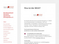 bsge-online.org Webseite Vorschau