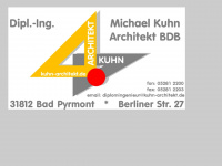 kuhn-architekt.de Webseite Vorschau