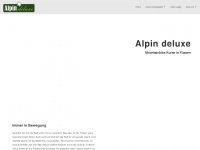 alpindeluxe.de Webseite Vorschau