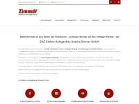 zimmer-elektro.de Webseite Vorschau