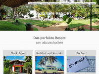 palm-beach-resort.com Webseite Vorschau