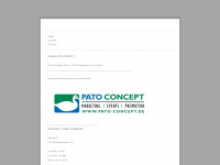 pato-concept.com Webseite Vorschau