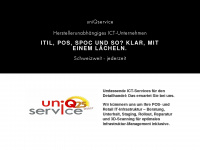 uniqservice.ch Webseite Vorschau