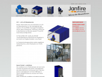 janfire.de.com Webseite Vorschau