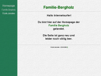 familie-bergholz.de Webseite Vorschau