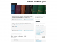 lyrikgeschichte.wordpress.com Webseite Vorschau