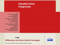 claudias-kleine-fliegerseite.de Webseite Vorschau