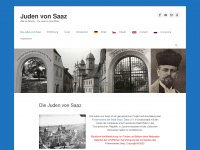 saaz-juden.de Webseite Vorschau