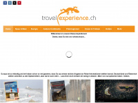 travelexperience.ch Webseite Vorschau