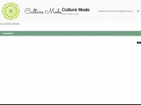 culture-mode.com Webseite Vorschau