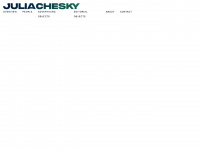 juliachesky.com Webseite Vorschau