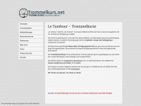 trommelkurs.net Webseite Vorschau