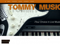 tommymusic.ch Webseite Vorschau