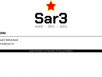 sar3.ch Webseite Vorschau