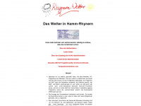 rhynern-wetter.de Webseite Vorschau