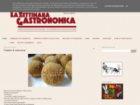 lasettimanagastronomica.blogspot.com Webseite Vorschau