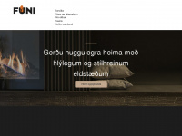 funi.is Webseite Vorschau