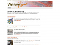 weavezine.com Webseite Vorschau