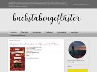 buchstabengefluester.blogspot.com Webseite Vorschau