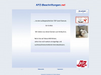 kfz-beschriftungen.net Webseite Vorschau