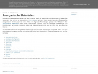 anorganische-materialien.blogspot.com Webseite Vorschau