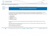 synthesechemie.com Webseite Vorschau