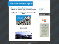 schaetzler-bedachung.de Webseite Vorschau