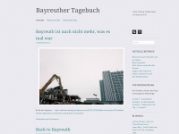 bayreuthertagebuch.wordpress.com Webseite Vorschau