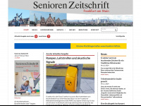 senioren-zeitschrift-frankfurt.de Webseite Vorschau