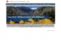 swiss-solarcharger.com Webseite Vorschau