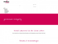 schule-luthern.ch Webseite Vorschau