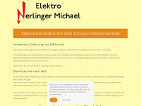 elektro-nerlinger.de Webseite Vorschau