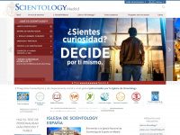 scientology-madrid.es Webseite Vorschau