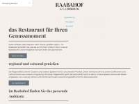 raabahof-ederer.at Webseite Vorschau