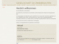 zimmerleuten-bern.ch Webseite Vorschau