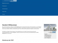vskf.ch Webseite Vorschau