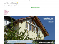 haus-sonntag.net Webseite Vorschau