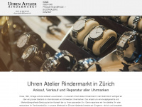 uhrenatelier.ch Webseite Vorschau
