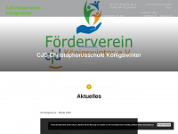 foerderverein-cjd-koenigswinter.de Webseite Vorschau